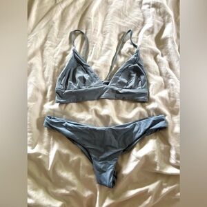 Boys + Arrows slate Grey Bikini Set